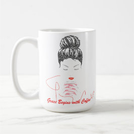 Grace börjar med kaffetypsnitt kaffemugg