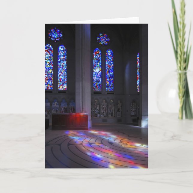 Grace Cathedral Walking Labyrinth Kort (Framsida)