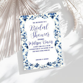 Grace Chinoiserie Bridal Shower Invitation Inbjudningar