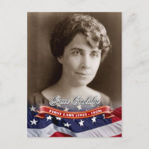 Grace Coolidge, första Dam i USA Vykort