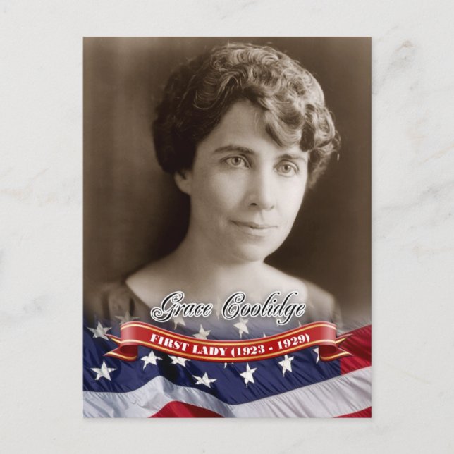 Grace Coolidge, första Dam i USA Vykort (Framsida)