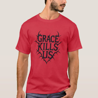 Grace dödar oss band familj t shirt