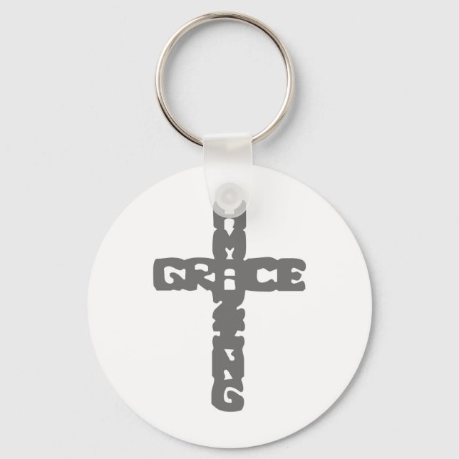 Grace-Fantastisk gris Nyckelring (Framsida)