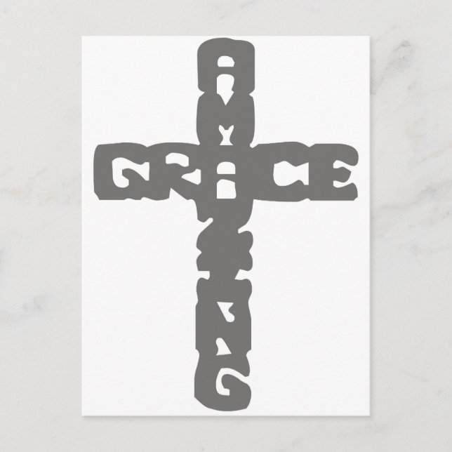 Grace-Fantastisk gris Vykort (Framsida)