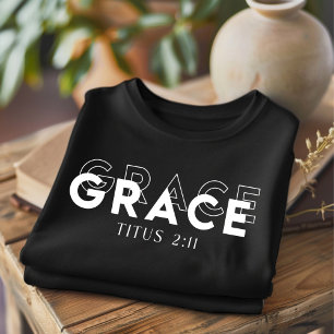 Grace för manar och Women Christian T-Shirt