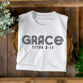 Grace för manar och Women Christian T-Shirt