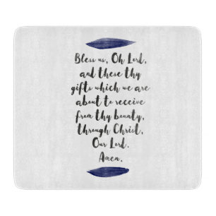 Grace före Måltider Decorative Choppboard