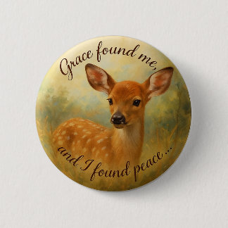 “Grace Found Me - Button Design 1 Knapp