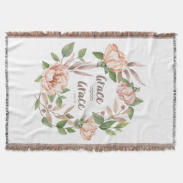 Grace Grace - John 1:16 - Blommigt Filt