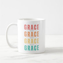 Grace Grace, Rainbow Faith Mugg, Christian