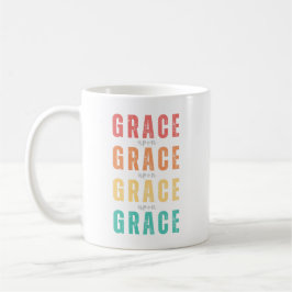 Grace Grace, Rainbow Faith Mugg, Christian Kaffemugg