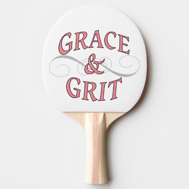 Grace & Grit för tuffen dam Pingisracket (Framsidan)
