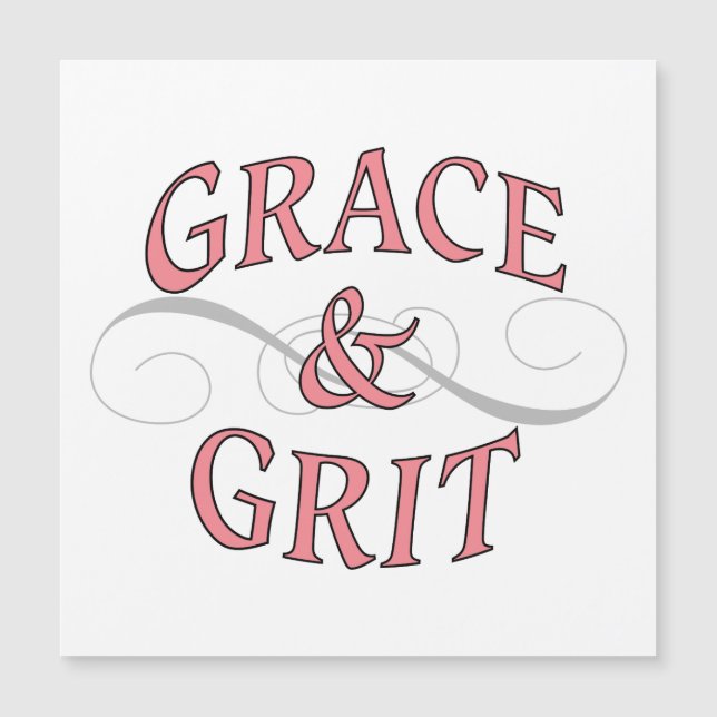 Grace & Grit i Rosa och Grått (Framsida)