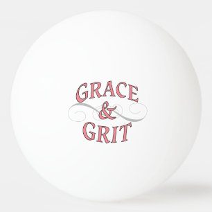 Grace & Grit Ord i Rosa & Grått Pingisboll