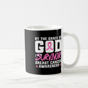 Grace Gud att jag är en efterlevande bröstcancervå Kaffemugg