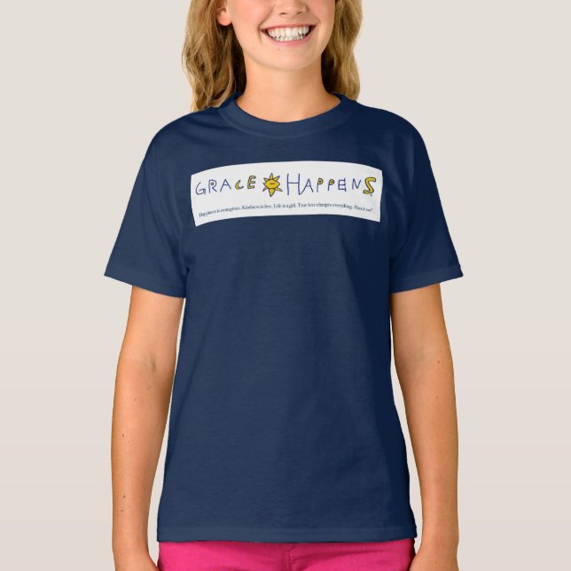 Grace Happens Girls Tee (Framsida)