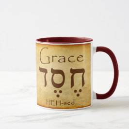 GRACE HEBREW MUGG