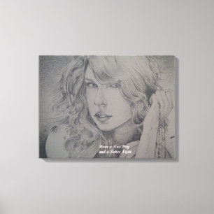 Grace i Ash: Porträtt i Beauty-Kanvastrycket Canvastryck
