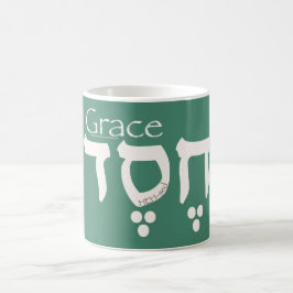 Grace i Hebrew Kaffemugg