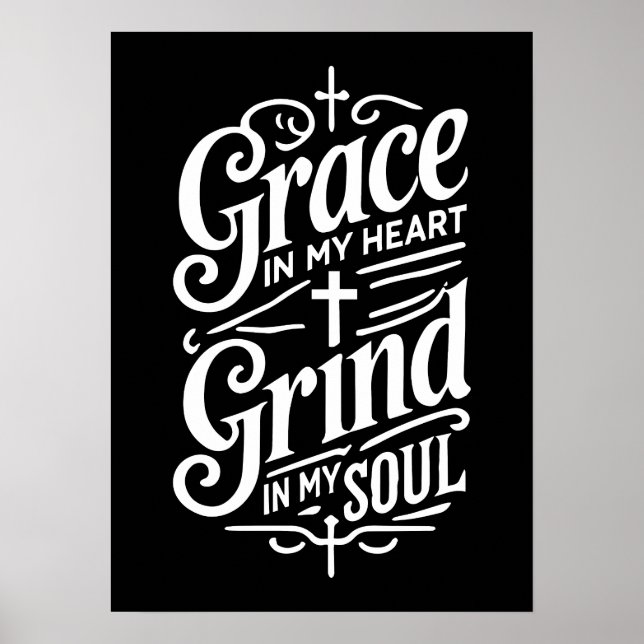 Grace i mitt hjärta, Grind i min själ - Hustle Poster (Framsidan)