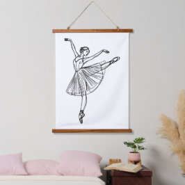 Grace i Rörelse - Ballerina Line Art