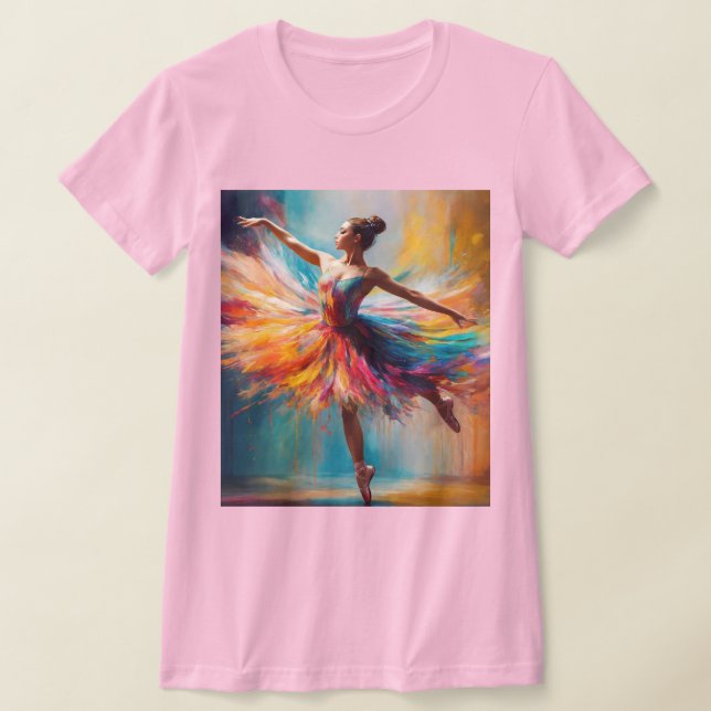 Grace i Rörelse Ballet Ballerina T-shirt (Laydown)