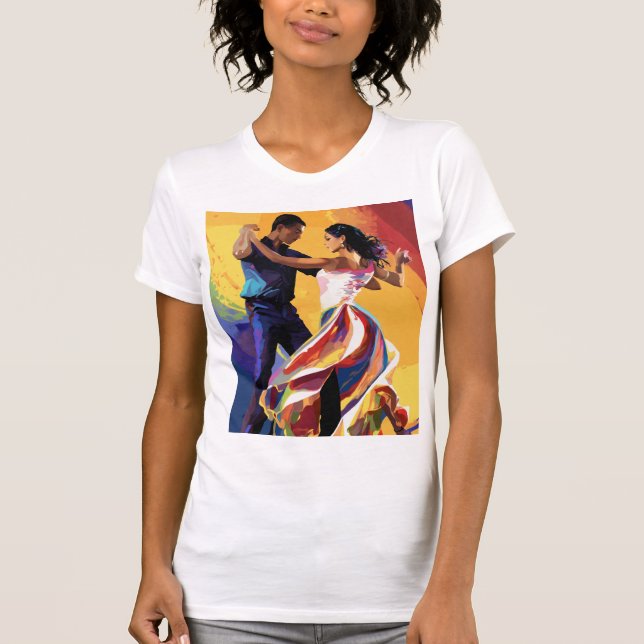Grace i Rörelse: Flamenco Spirit" T Shirt (Framsida)