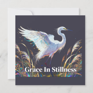 Grace i stillhet Elegant inbjudan