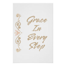 Grace i varje steg Inspirerande Motiverande