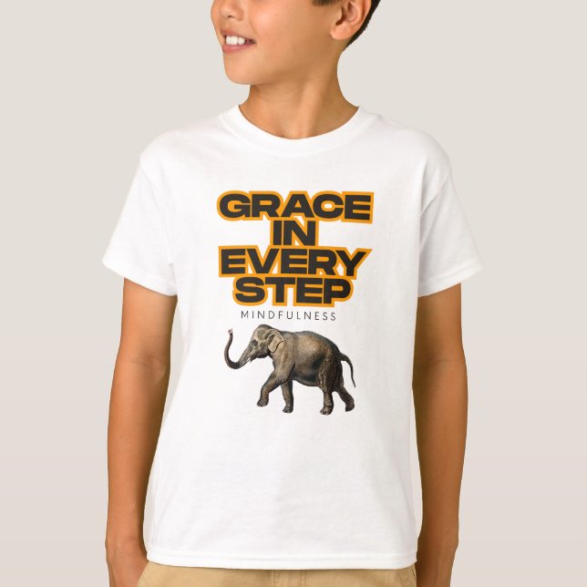 Grace i varje steg t shirt (Framsida)