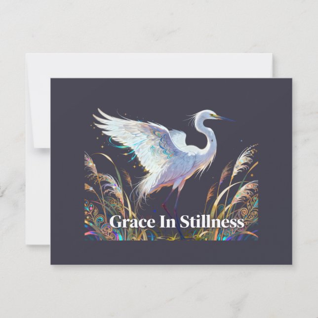 "Grace In Stillness" Fantasy Hägring Inbjudan (Framsida)