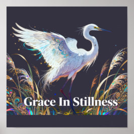 "Grace In Stillness" Fantasy Hägringsaffisch för E Poster