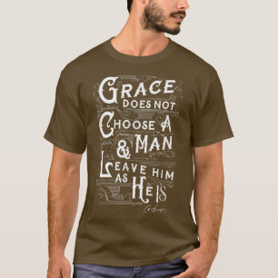Grace inspirational Charles Spurgeon Quote Christi T Shirt