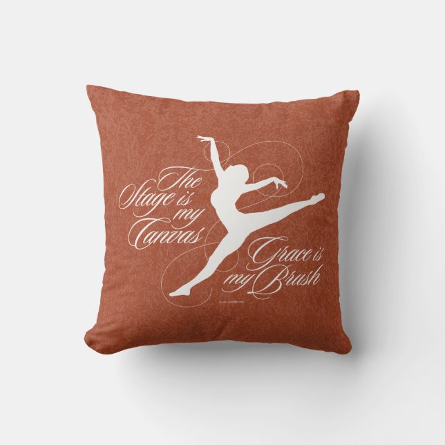 Grace Is My Brush (Dance) Kudde (Framsida)