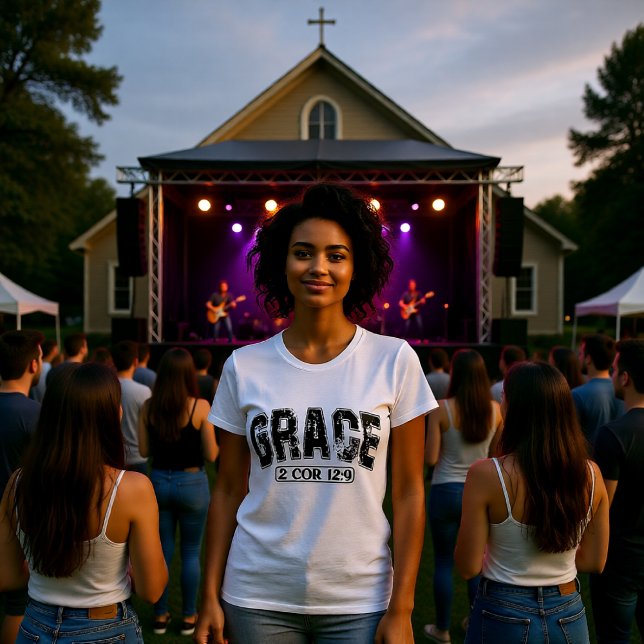Grace Is Sufficient 2 Corinthians 12:9 Tee (Skapare uppladdad)