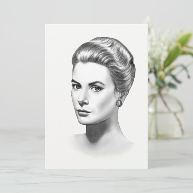 Grace Kelly Julkort (Stående Fram)