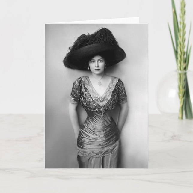 Grace La Rue Circa 1900-talet Kort (Framsida)