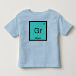 Grace  Namn Kemiskt Element Periodiska Systemet T-shirt