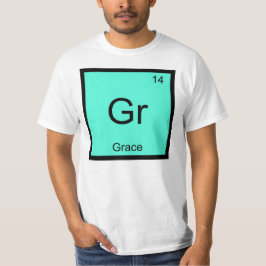 Grace Namn Kemiskt Element Periodiska Systemet Tee