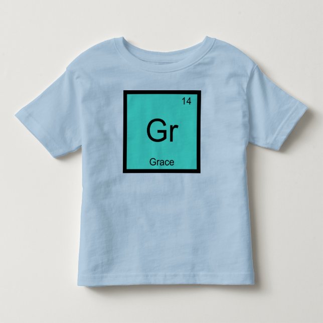 Grace  Namn Kemiskt Element Periodiska Systemet Tröja (Framsida)