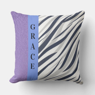 Grace Navy Grape Shimmer Pillow Kudde