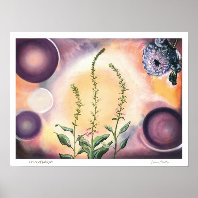 Grace of Filigree - Edler Kunstdruck  Poster (Framsidan)