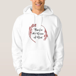 Grace of God Recovery Slogan inspirationerande tal Tröja Med Luva