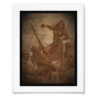 Grace O'Malley Pirat Queen Fototryck