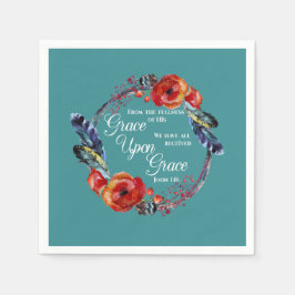 Grace On Grace John 1:16 Scripture Pappersservett