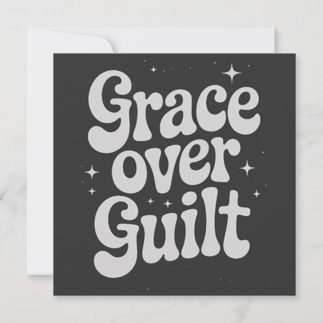 Grace Over Guilt Hälsning (Framsida)