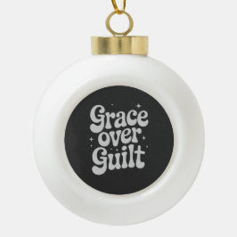 Grace Over Guilt Julgranskula Keramik