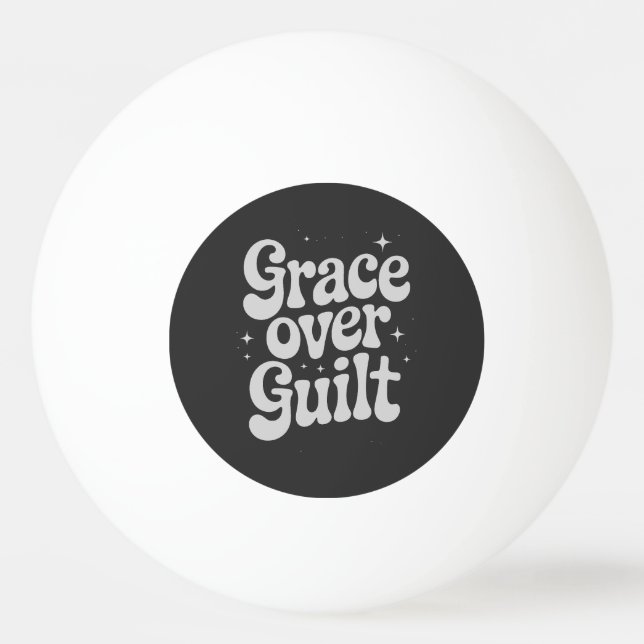 Grace Over Guilt Pingisboll (Framsidan)