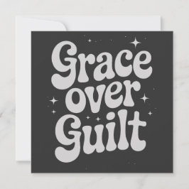 Grace over Guilt-platta kort