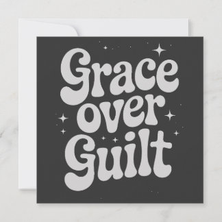 Grace over Guilt-platta kort